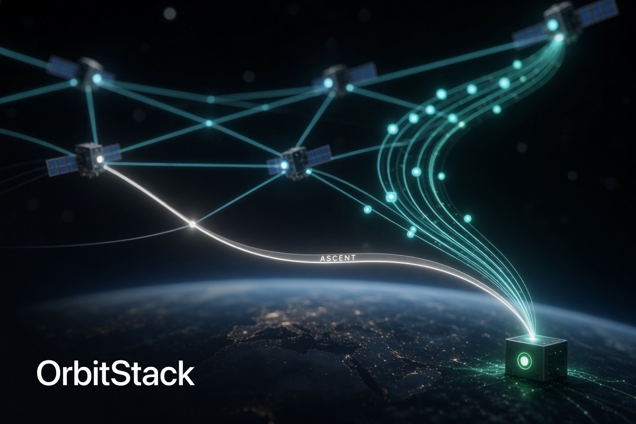 OrbitStack editorial LEO mesh: constellation path control to edge node